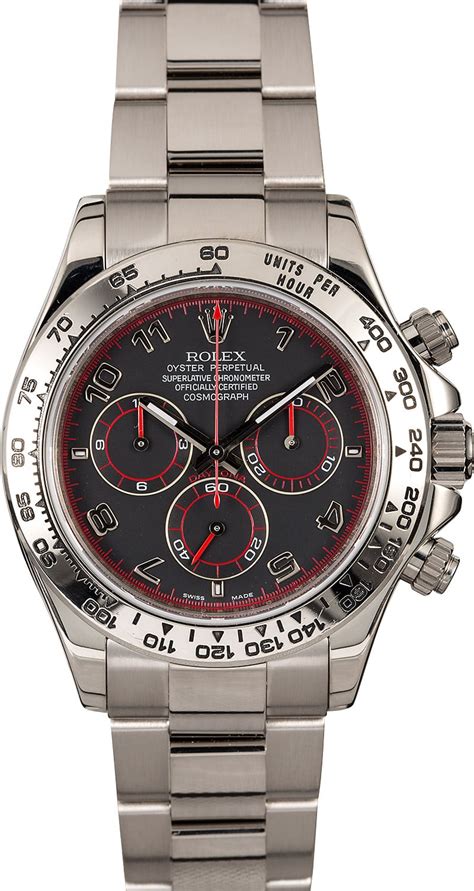 rolex daytona rood wit|Rolex Daytona White gold .